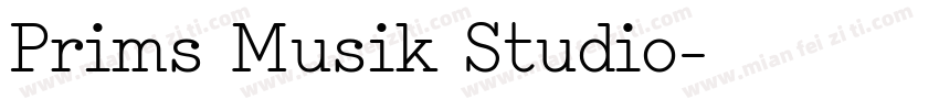 Prims Musik Studio字体转换